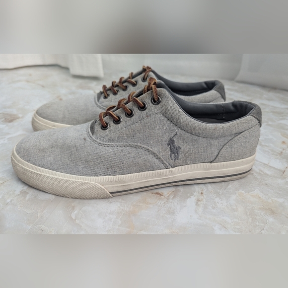Polo Ralph Lauren Vaughn  Canvas Casual Man's Shoes Size 8.5D - Picture 1 of 13